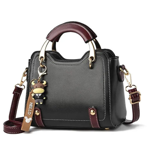 Korean Style Beige Shoulder Crossbody Bag