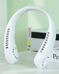 Portable Neck Fan - Rechargeable Bladeless USB Cooler | Load Shedding ka Hal.