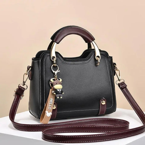 Korean Style Beige Shoulder Crossbody Bag